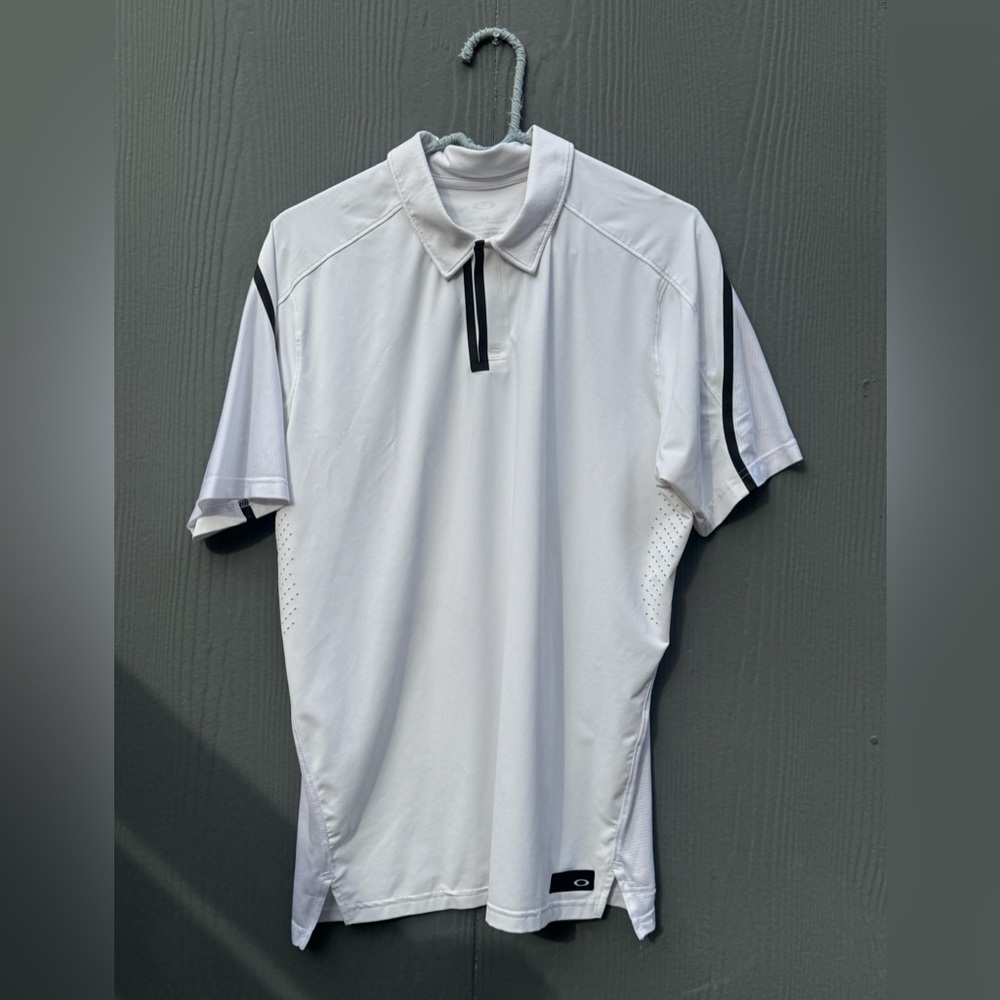 Oakley Velocity Men’s White Golf Polo Size LG